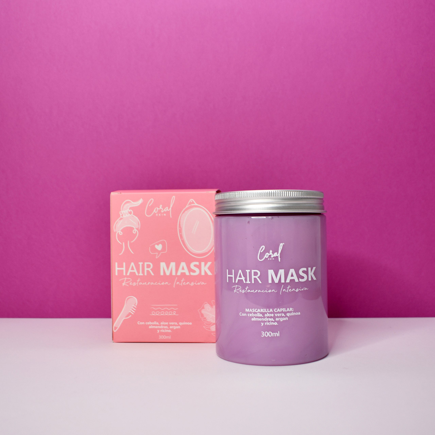 Mascarilla Capilar Coral